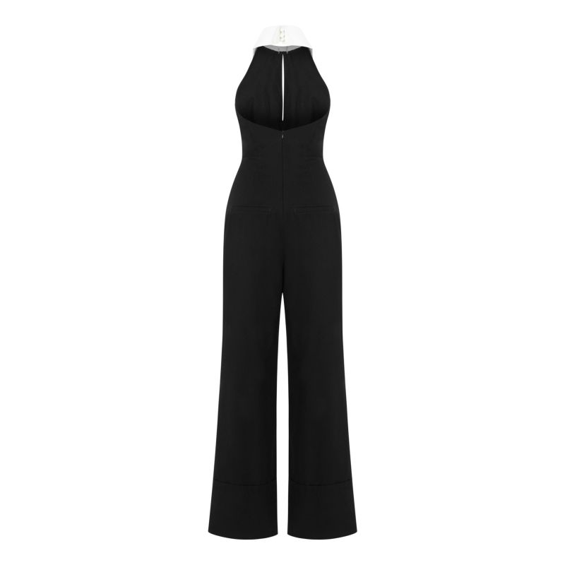 Halter Neck Wide Leg Jumpsuit image