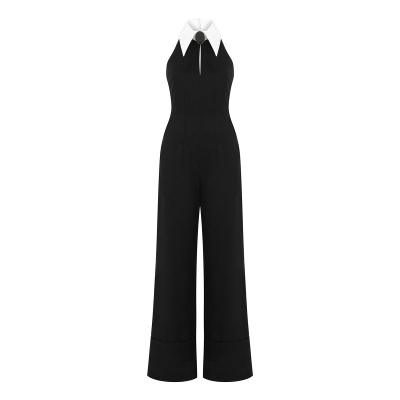 Halter Neck Wide Leg Jumpsuit image