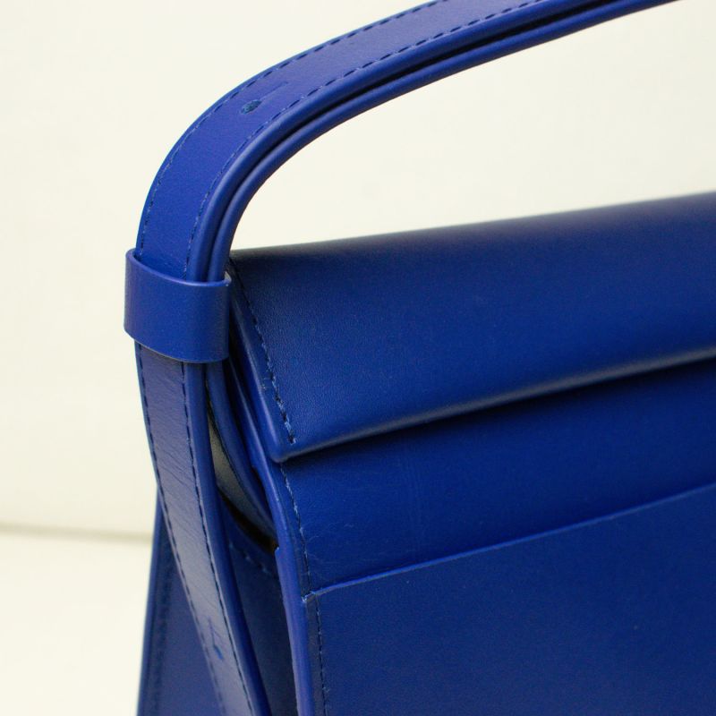 Handmade Adjustable Mini Shoulder Bag - Cobalt Blue image