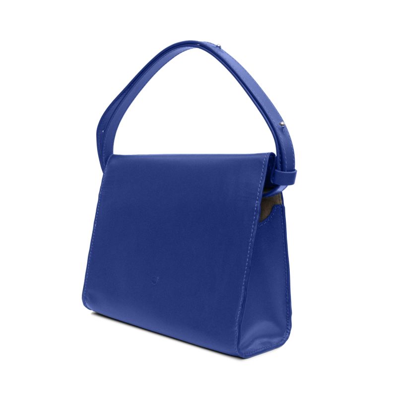 Handmade Adjustable Mini Shoulder Bag - Cobalt Blue image