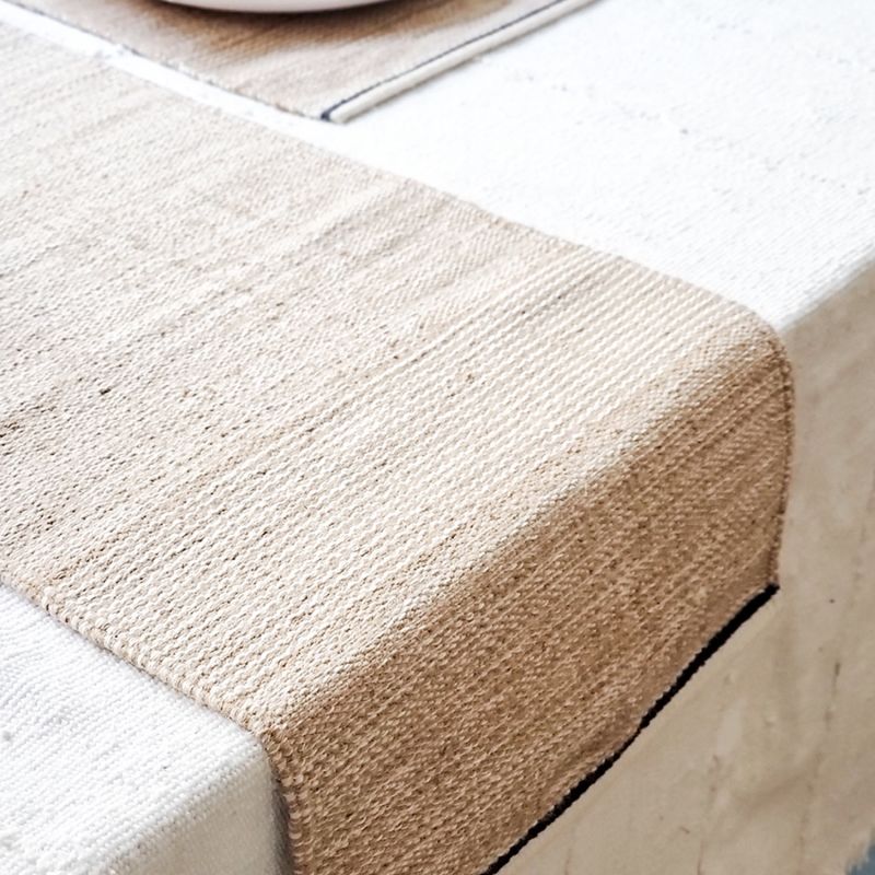 Handmade Aya Jute Cotton Table Runner image