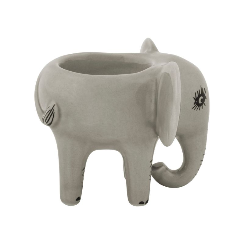 Handmade Ceramic Elephant Planter image