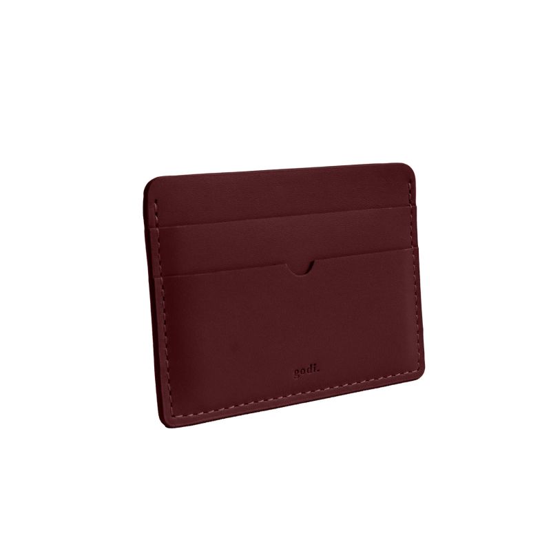 Handmade Leather Card Case - Oxblood image