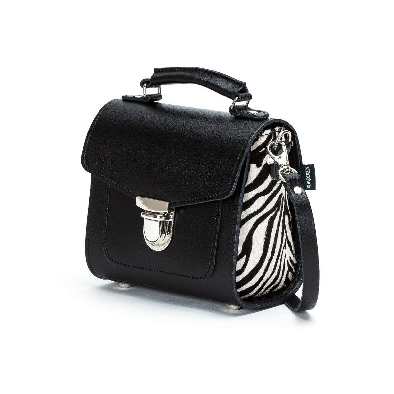 Handmade Leather Sugarcube Plus  - Zebra Print image