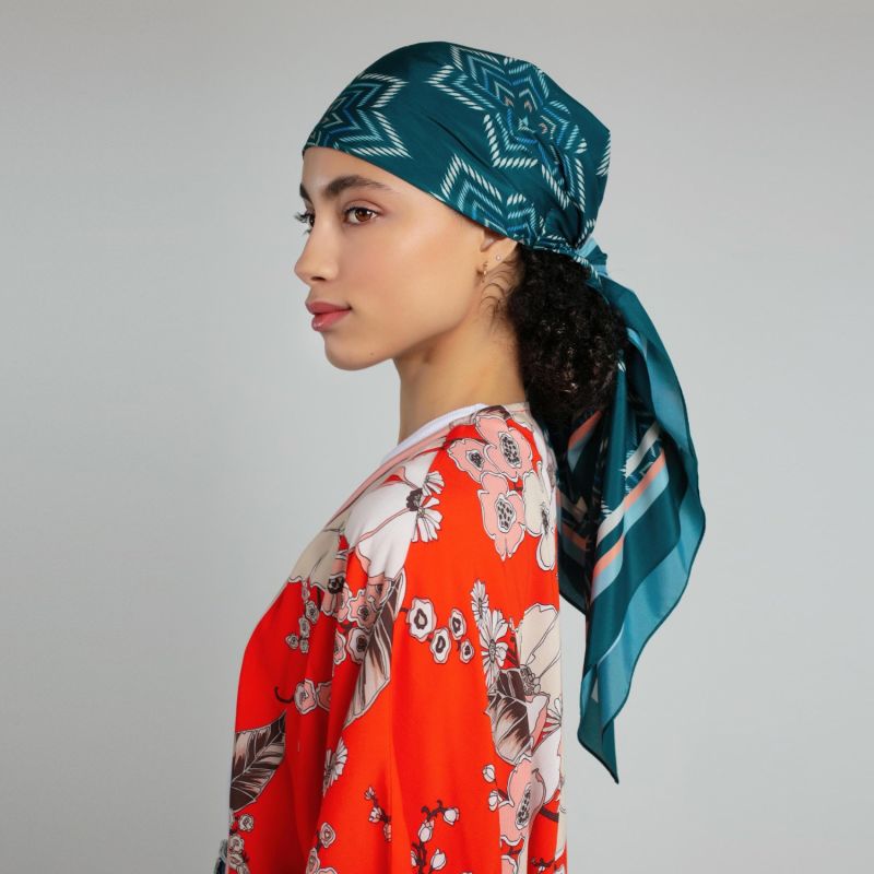 Hattie Headscarf - Teal image