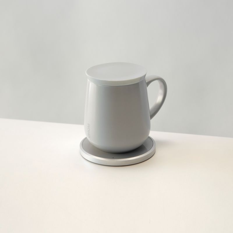 Ui Fine Ceramic Self-Heating Mug -Soft Grey image