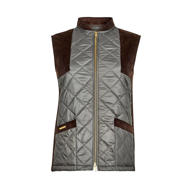 Quilted Gilet In Green image