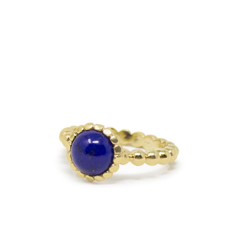 Lapis Beady Stacking Ring image