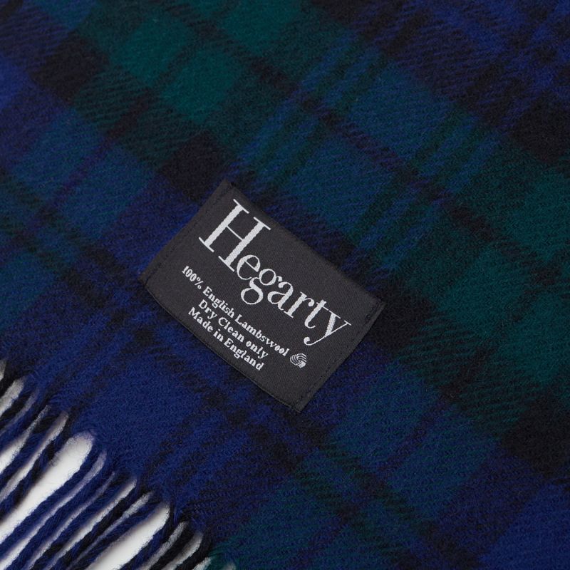 Hegarty Tartan Lambswool Scarf Mens image