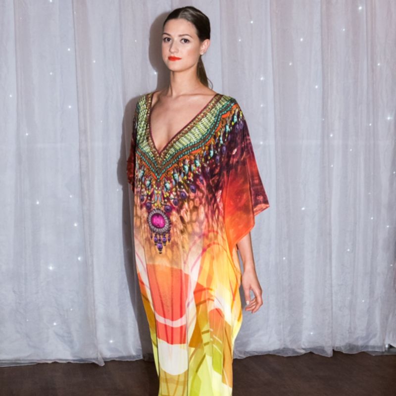 Claudina Maxi Caftan image