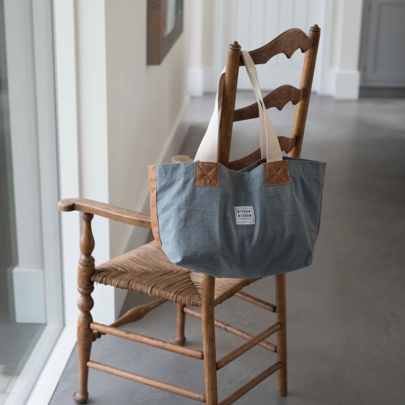 Heritage Grey Canvas & Leather Bag image