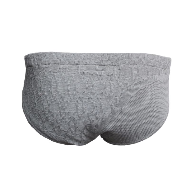 Hermes Engraving Swim Brief - Grey image