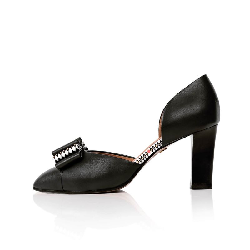 Anna Bow Heel - Black image