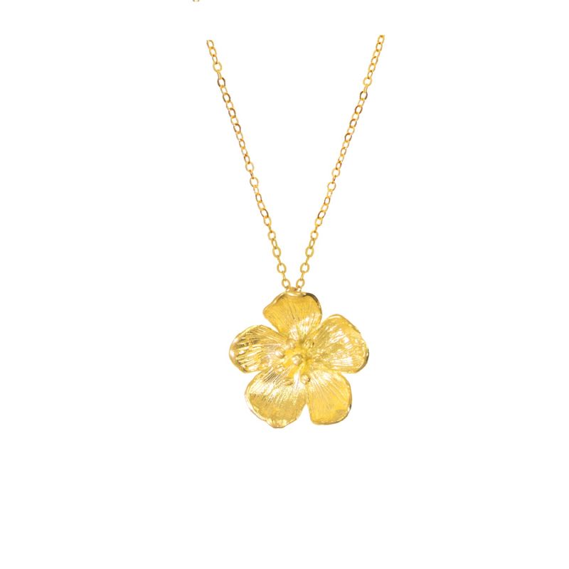 Buttercup Flower Pendant Necklace image