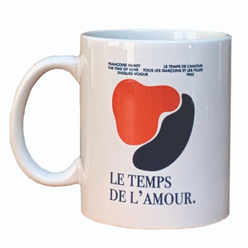 Le temps de l'amour french Inspired Retro Ceramic Mug image