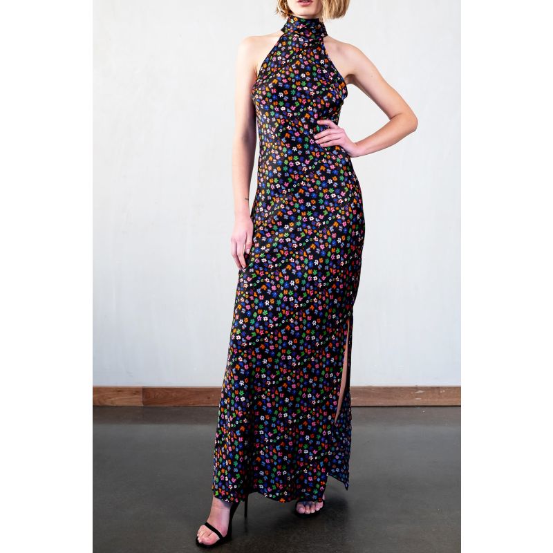 High Neck Maxi Dress / "Aurora" image