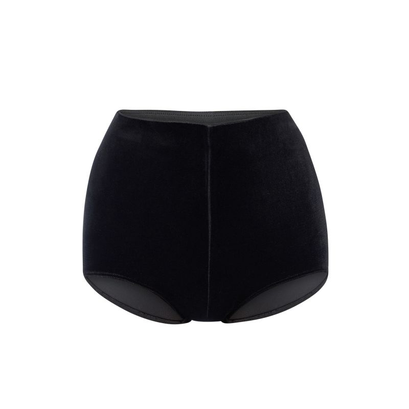 HighWaisted Velvet Shorts LIA ARAM Wolf & Badger