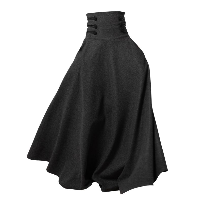 High waisted black skirt pockets shop