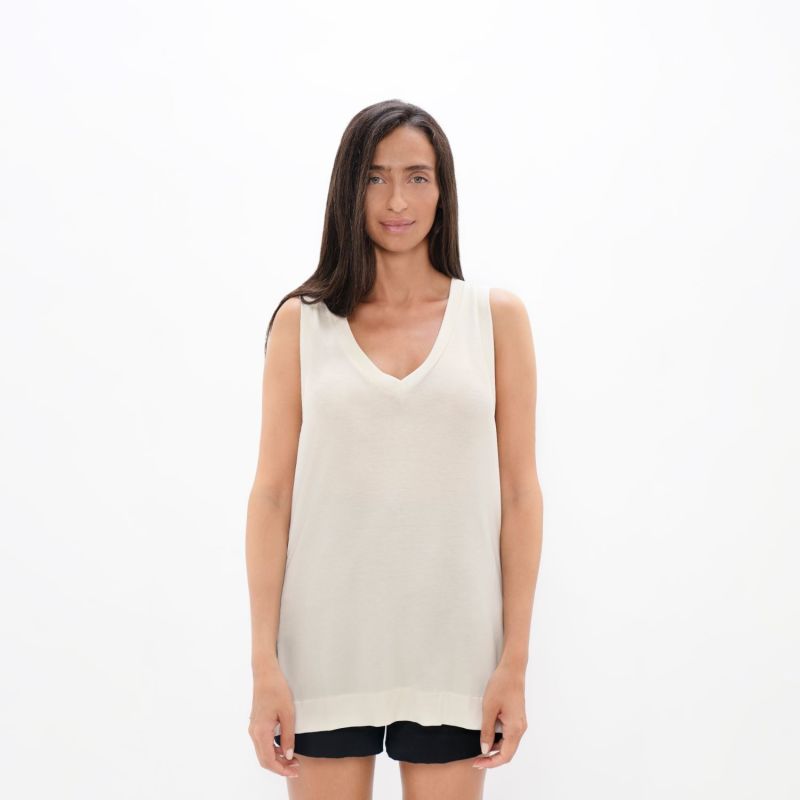 Cusco - Pyratex Seaweed Fibre Tank Top - White image