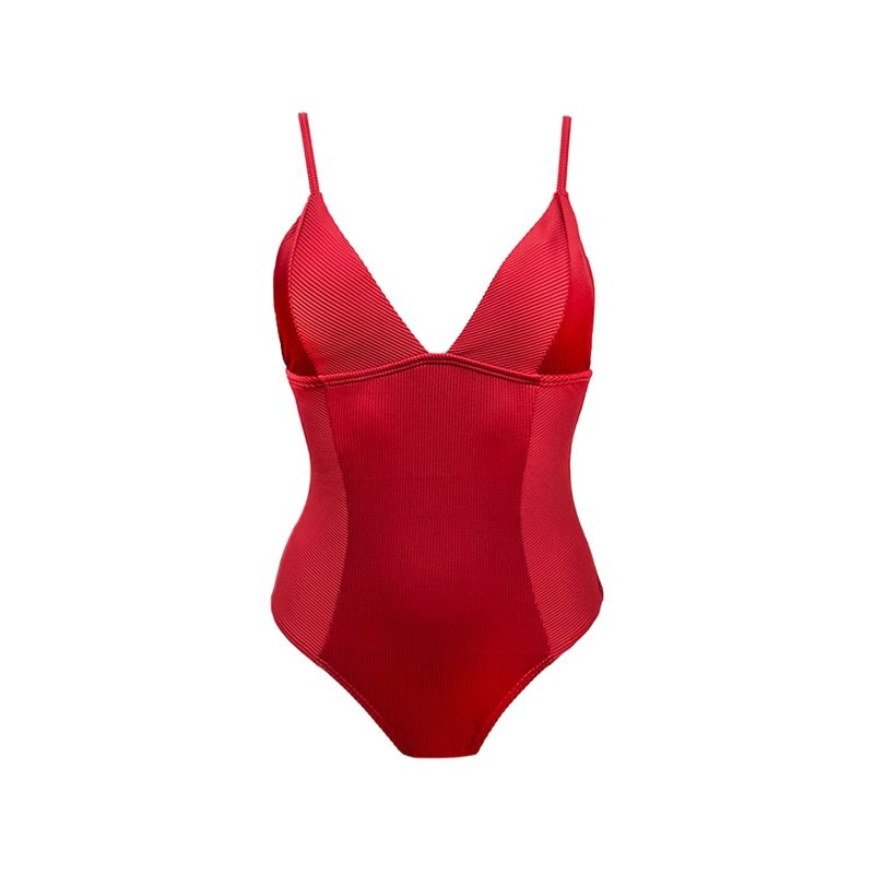 Miss Courageous One Piece Swimsuit - Bordeaux image