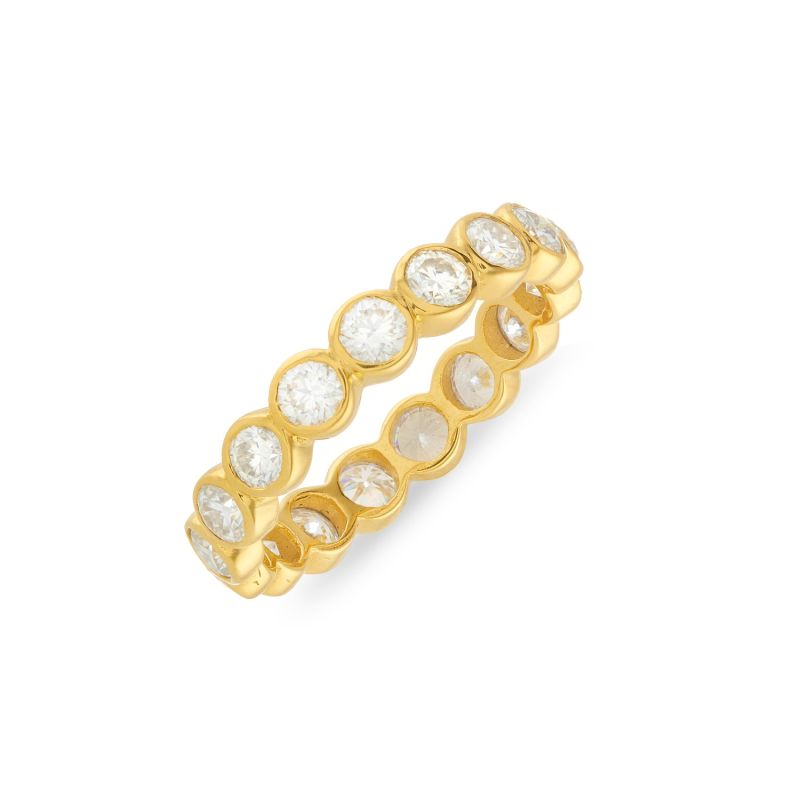 Ortigia Moissanite Gold Vermeil Ring image