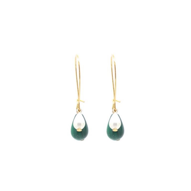 Penelope Malachite 3-In-1 Earrings image