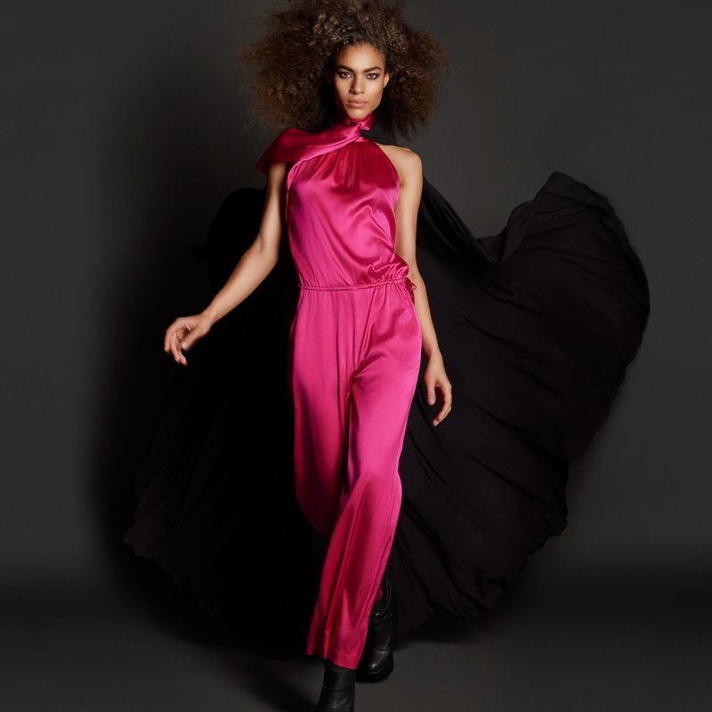 Hot Pink Jump Suit image