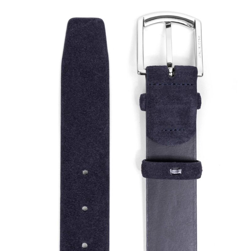 Handmade Leather Belt Blue Alfredo image