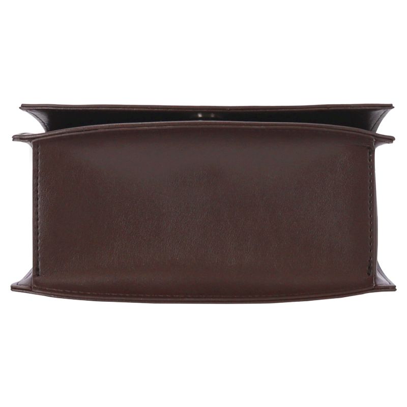 Apple Leather Shoulder Bag - Calla Mini - Mocha Brown image