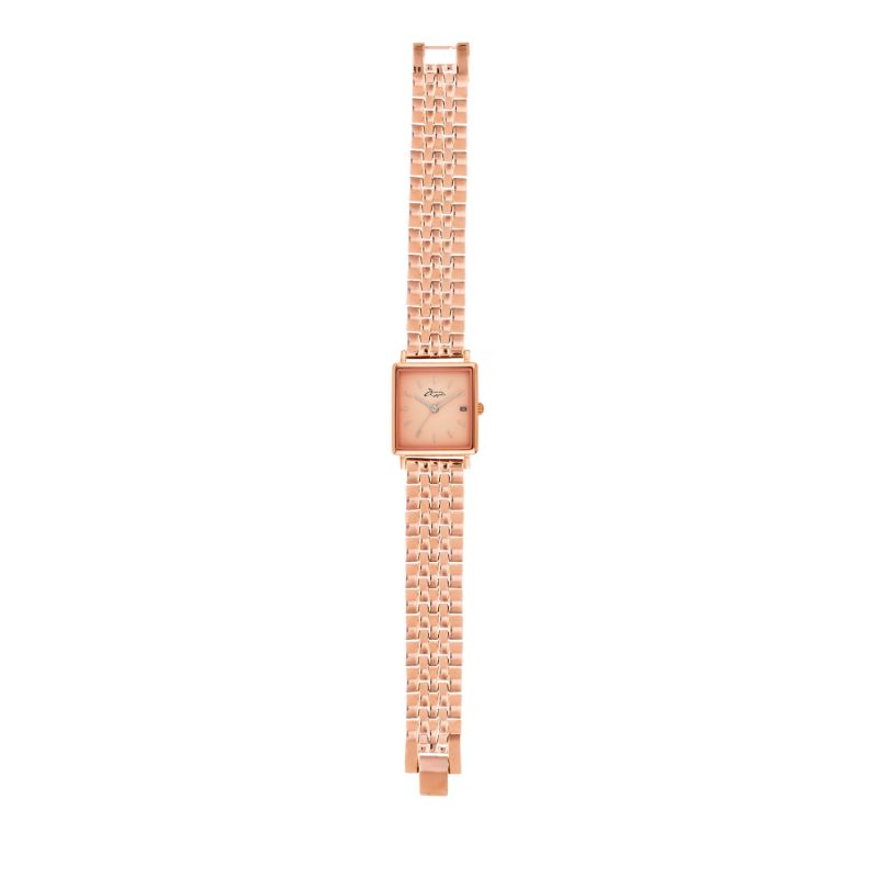 Quaintrelle Square Rose Gold Link 22 24Mm image