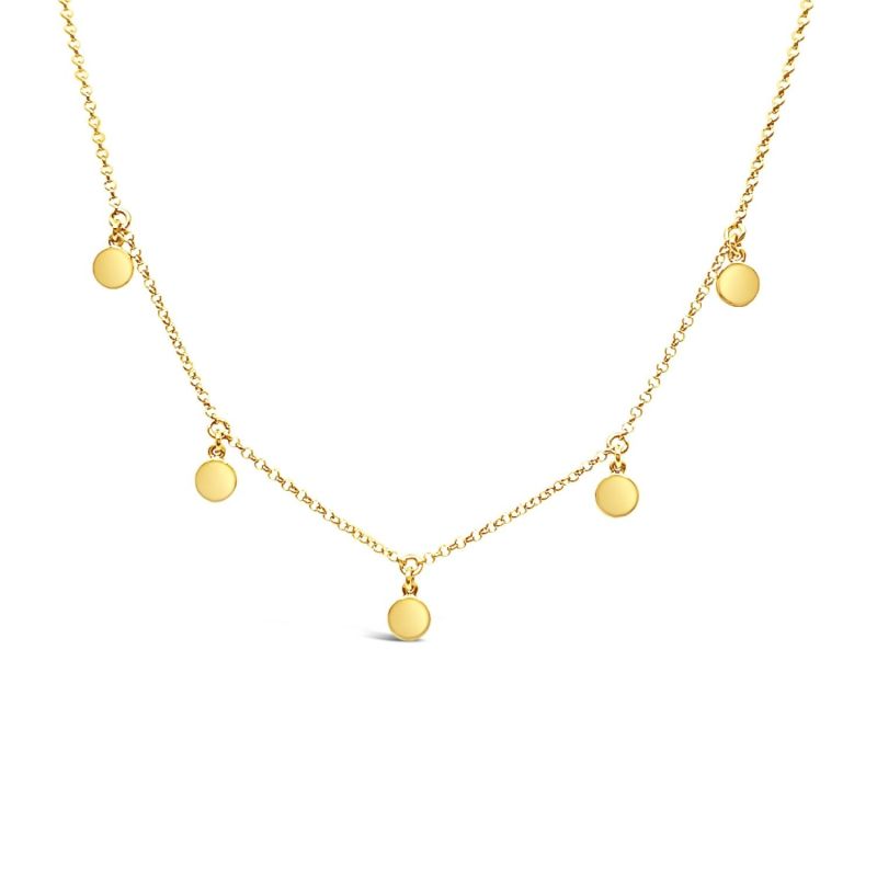 Mini disc shop necklace