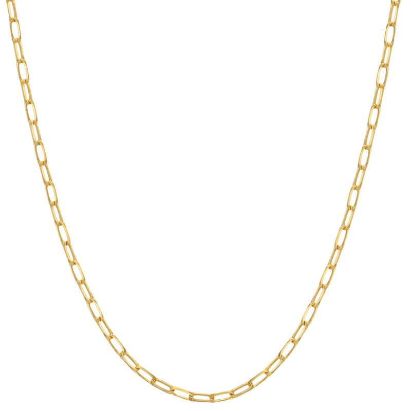 Chain Link Necklace In Gold image