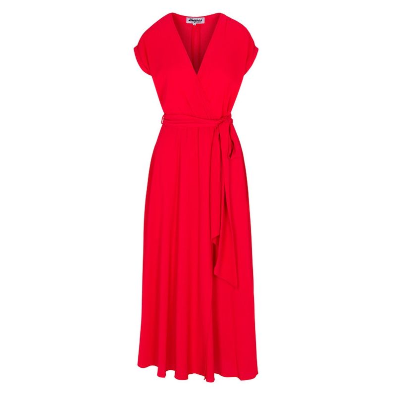 Jasmine Maxi Dress - Cherry Red | Meghan Fabulous | Wolf & Badger