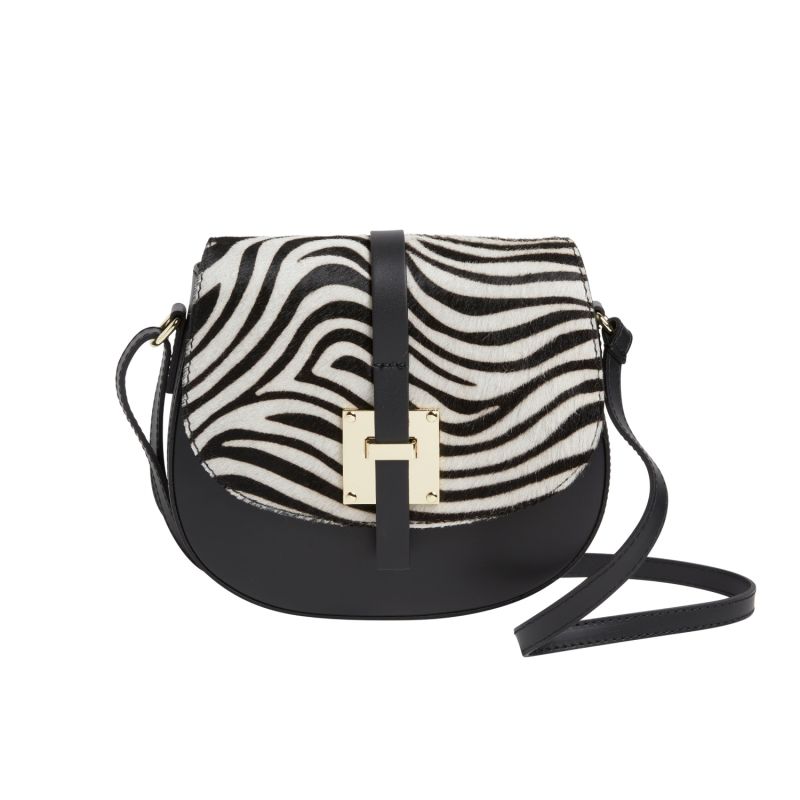 Zebra Print Saddle Bag image