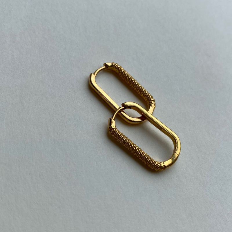 Kora Gold Link Hoops image