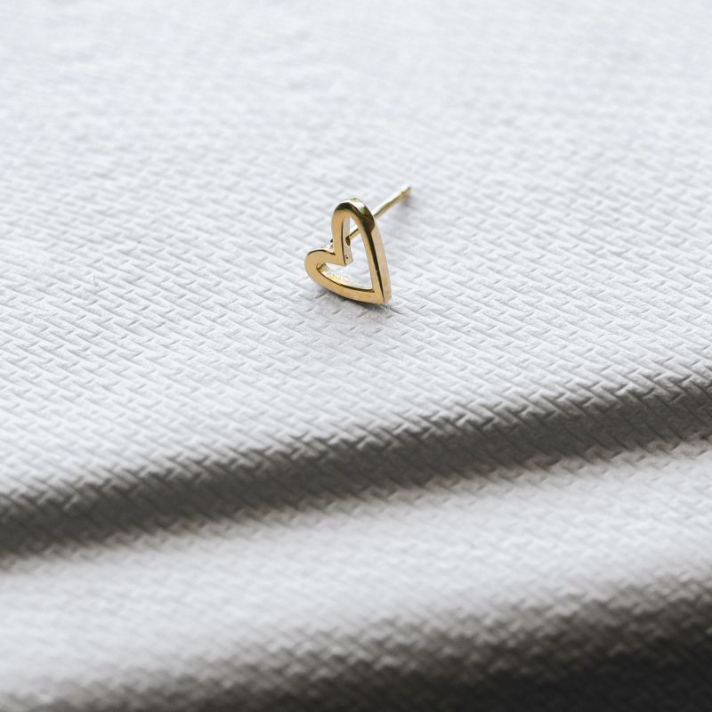 Love Earrings Gold image