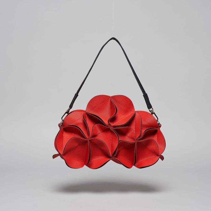 Blossom Shoulder Bag - Cloud - Red image