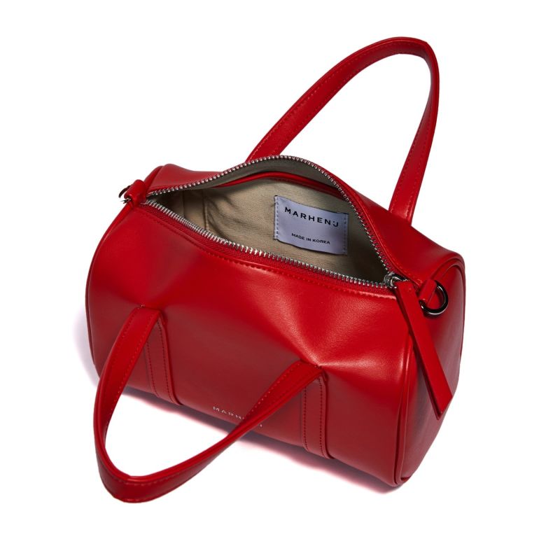 Marhen.J Apple Leather Crossbody Bag - Bella Mini - Mela Red image