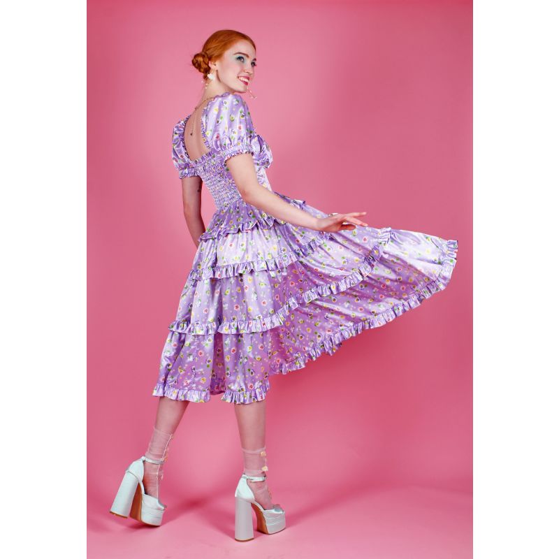 Falling Pansy Lola Dress image