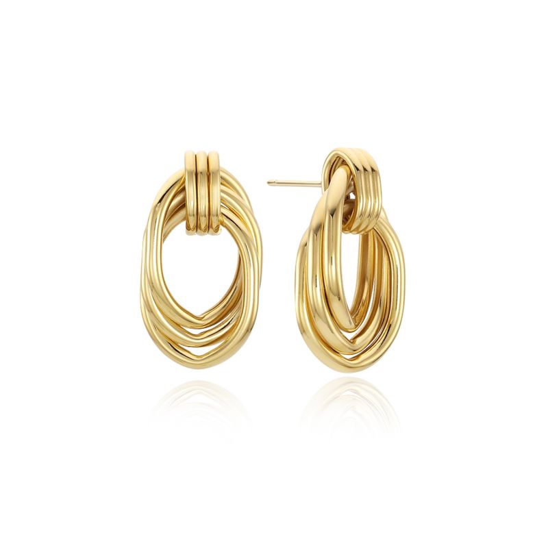 Jupyter Seol Earrings In Yellow Gold image