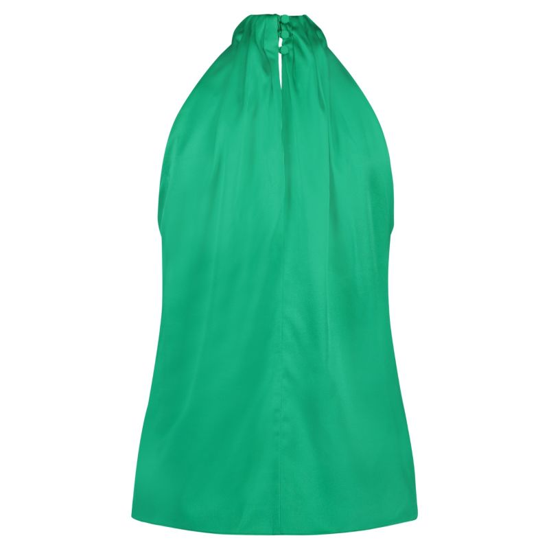 Emerald Green Silk Top image