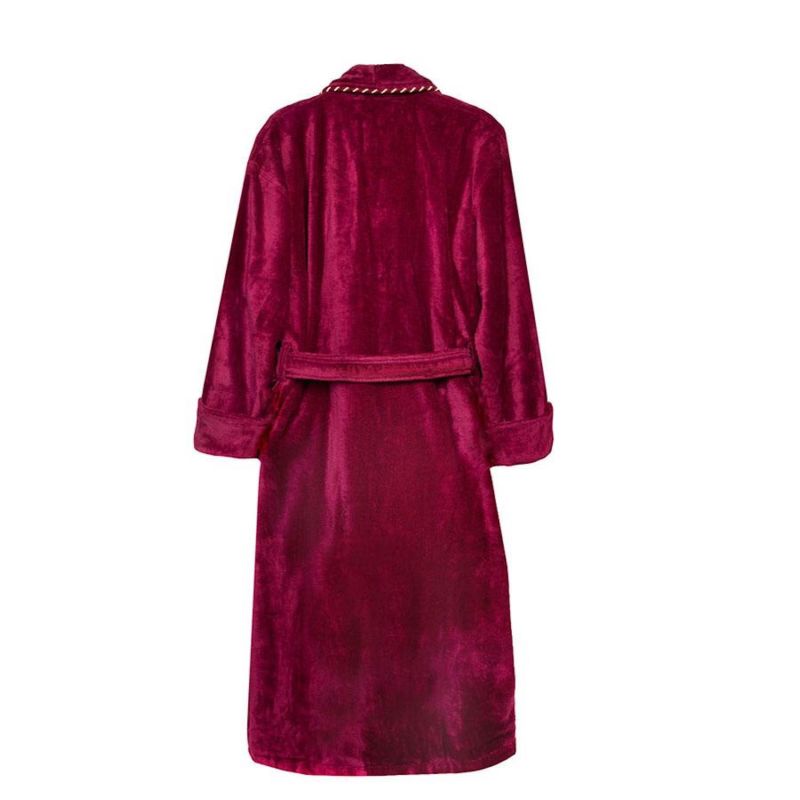 Men's Dressing Gown Claret Red image