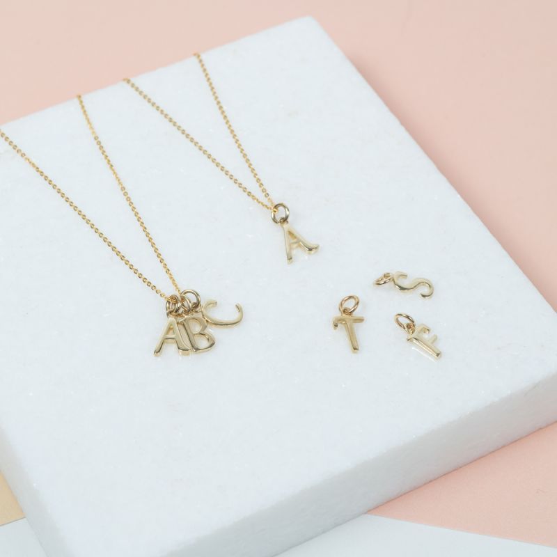 Audley 9Ct Yellow Gold Alphabet Pendant image