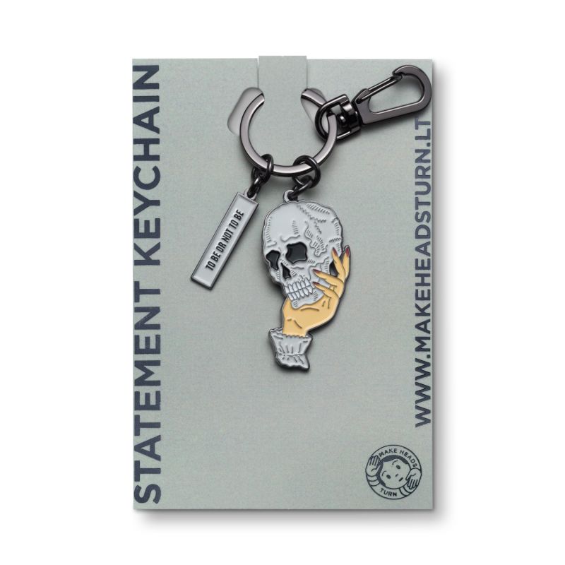 Enamel Keychain To Be Or Not To Be image