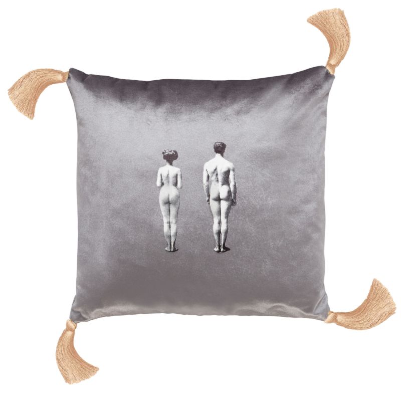 Models Velvet Cushion Sharkskin Grey image