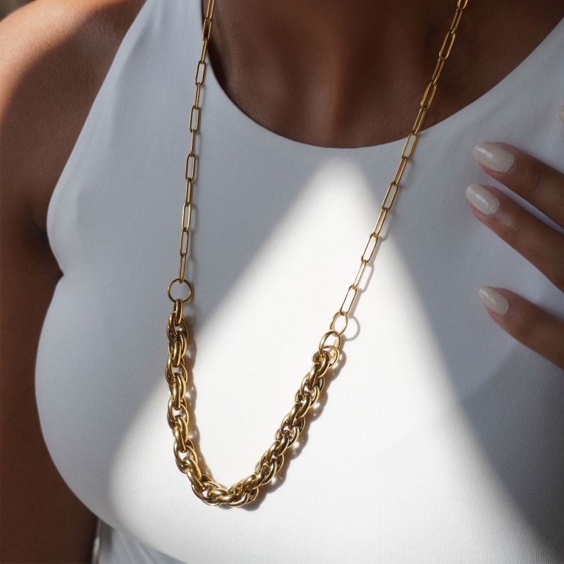 Gold Multi Chain Necklace image