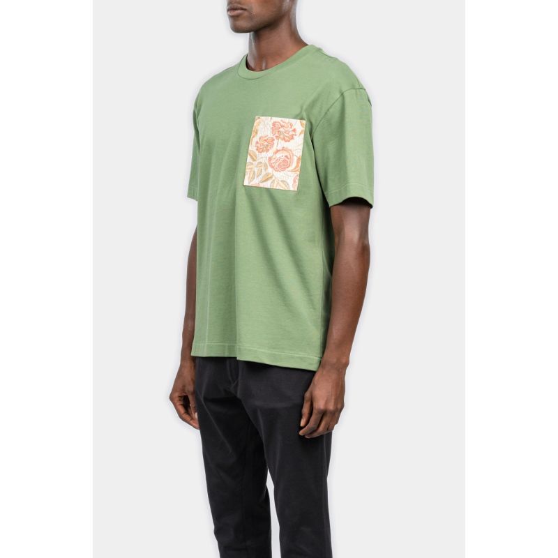 Inimigo Pocket Flower Monogram Comfort Green T-Shirt