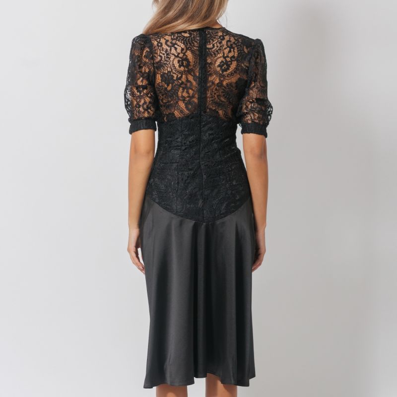 Inspired By The Famed Outfits This Dress Is Made Of Lace And Satin image