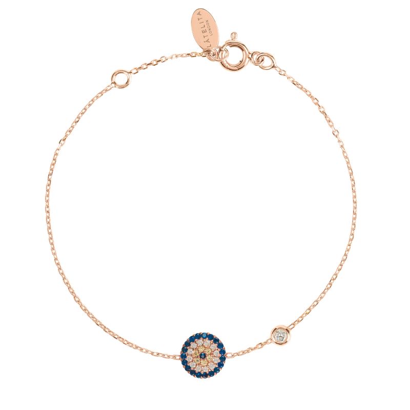 Evil Eye Bracelet Rosegold image