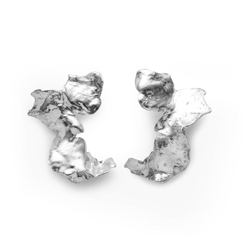 Talisman Flow Earrings Silver image